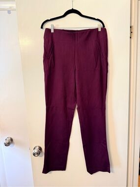 Chico's Fabulously Slimming Pant Deep Plum Size 1.5